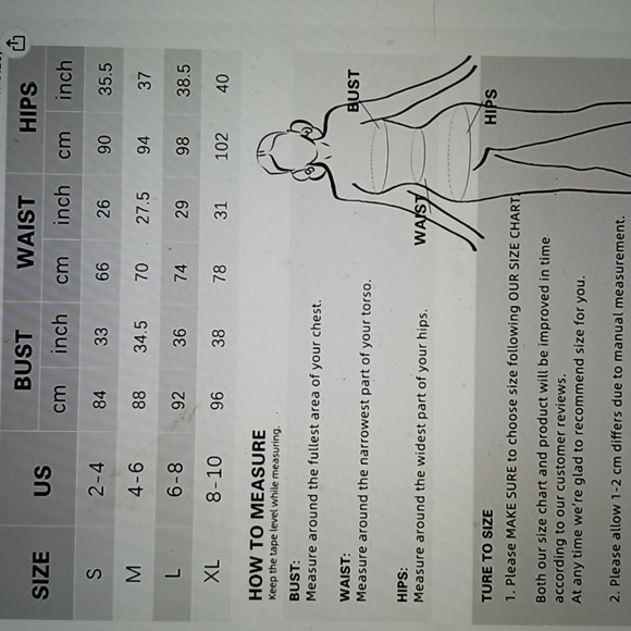 NWT PUSH UP CUT OUT HIGH WAISTED SWIMSUIT 2 PIECE BIKINI CHEEKY - Picture 6 of 9